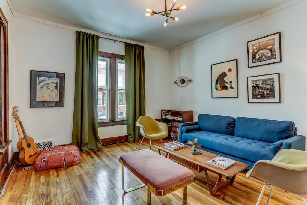 Luxe Mid-Century Styled Historic Townhouse #1 Villa Detroit Dış mekan fotoğraf